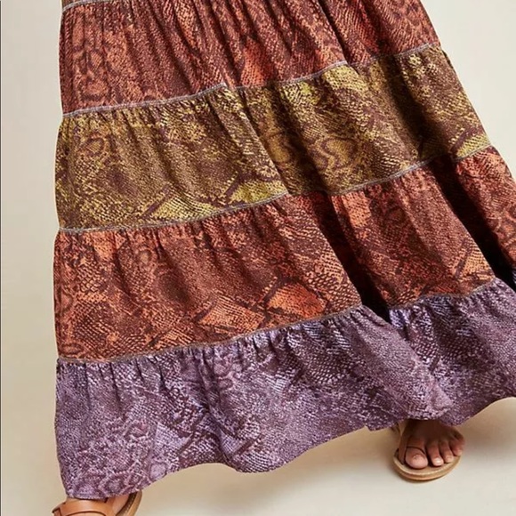 Anthropologie colosima maxi snakeprint xxs 😍 - Picture 2 of 2